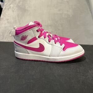 Air Jordan 1 Mid Shoes Youth Size 3Y GS Girls Nike FD8781-500 Basketball